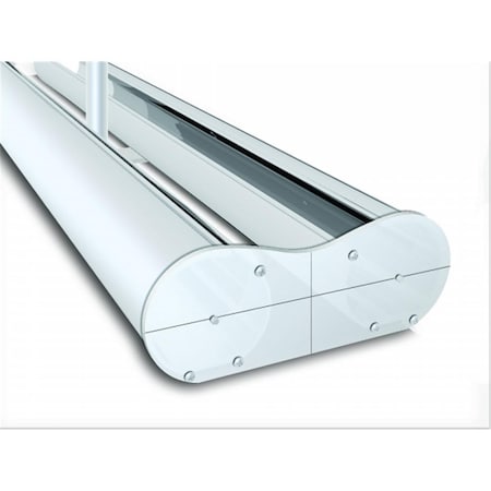 Pen2Paper Mercury Retractable Banner Stands - Silver - 24 in. PE3249036